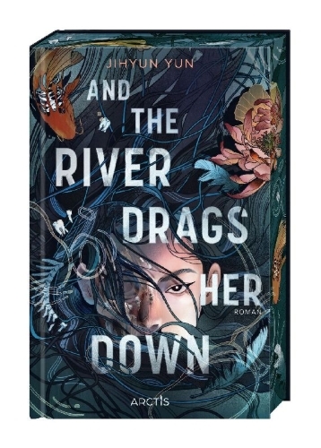 Buchcover und Innenansicht für das Buch: And the River Drags Her Down