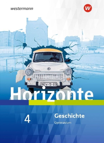 Buchcover und Innenansicht für das Buch: Horizonte - Geschichte 4. SB Für Nordrhein-Westfalen und Schleswig-Holstein