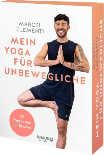 Buchcover und Innenansicht für das Buch: Mein Yoga für Unbewegliche