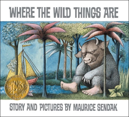 Buchcover und Innenansicht für das Buch: Where the Wild Things Are. 50th Anniversary Edition