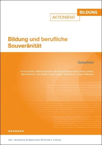 Buchcover und Innenansicht für das Buch: Bildung und berufliche Souveränität