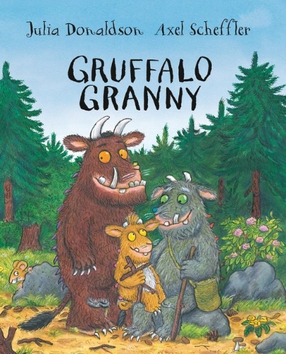 Buchcover und Innenansicht für das Buch: Gruffalo Granny
