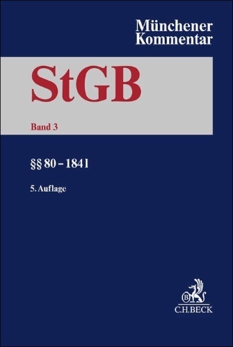 Buchcover und Innenansicht für das Buch: Münchener Kommentar zum Strafgesetzbuch  Bd. 3: §§ 80-184l