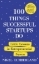 Buchcover und Innenansicht für das Buch: 100 Things Successful Startups Do