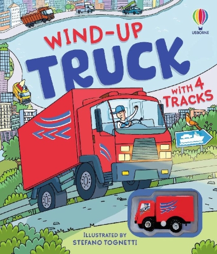 Buchcover und Innenansicht für das Buch: Wind-up Truck