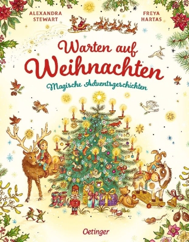 Buchcover und Innenansicht für das Buch: Countdown to Christmas. 24 Magical Stories