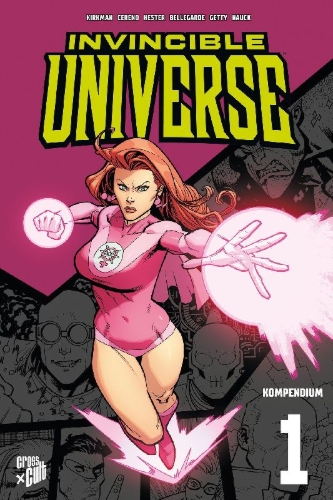 Buchcover und Innenansicht für das Buch: Invincible Universe