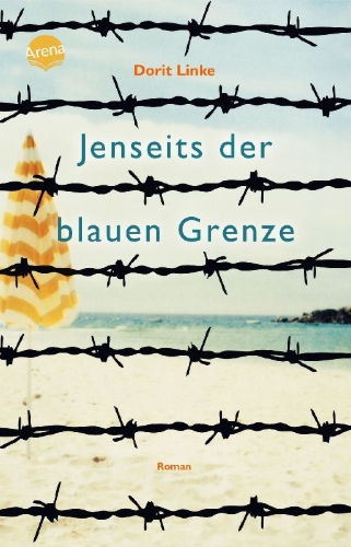 Buchcover und Innenansicht für das Buch: Jenseits der blauen Grenze