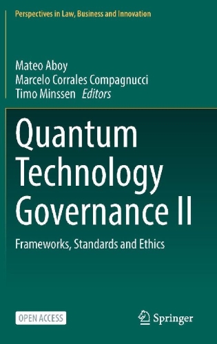 Buchcover und Innenansicht für das Buch: Quantum Technology Governance II