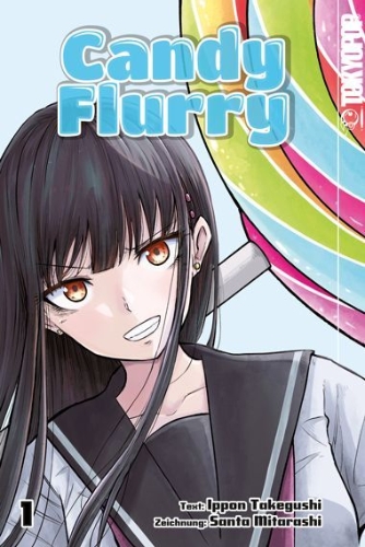 Buchcover und Innenansicht für das Buch: Candy Flurry 01