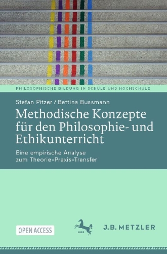 Buchcover und Innenansicht für das Buch: Methodische Konzepte für den Philosophie- und Ethikunterricht