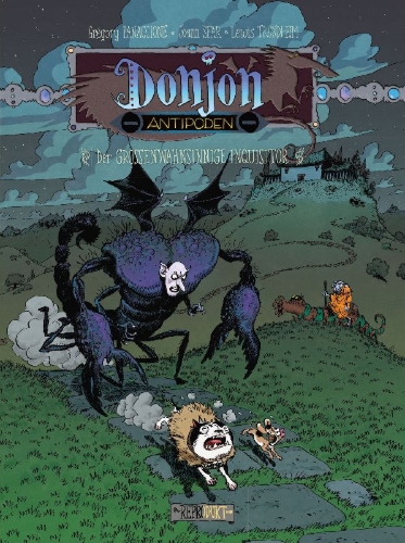 Buchcover und Innenansicht für das Buch: Donjon Antipoden -9.999