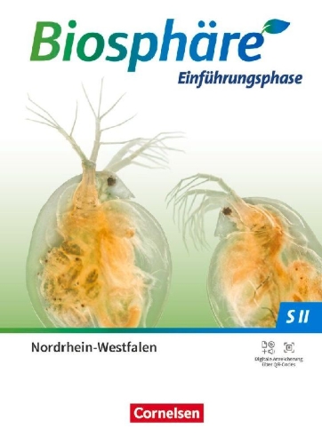 Buchcover und Innenansicht für das Buch: Biosphäre Sekundarstufe II - 2.0 - Nordrhein-Westfalen Einführungsphase - Schulbuch
