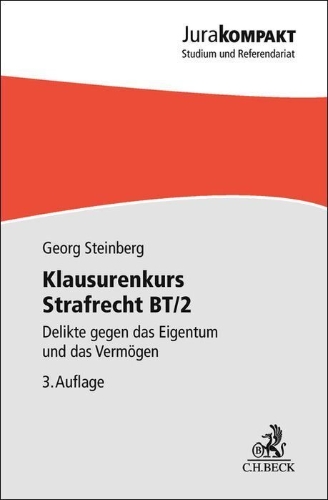 Buchcover und Innenansicht für das Buch: Klausurenkurs Strafrecht BT/2