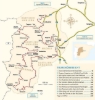 Buchcover und Innenansicht für das Buch: Entdeckertouren mit dem Wohnmobil Zentralspanien Der Westen