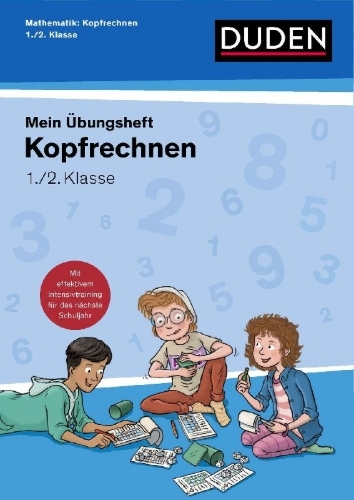 Buchcover und Innenansicht für das Buch: Übungsheft Mathematik - Kopfrechnen 1./2. Klasse