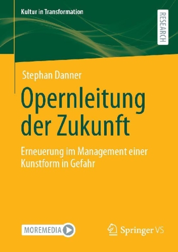 Buchcover und Innenansicht für das Buch: Opernleitung der Zukunft