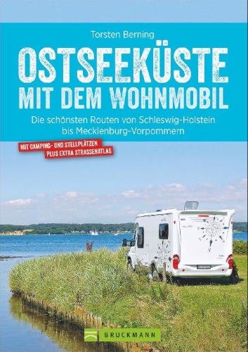 Buchcover und Innenansicht für das Buch: Ostseeküste mit dem Wohnmobil