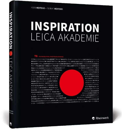 Buchcover und Innenansicht für das Buch: Inspiration Leica Akademie