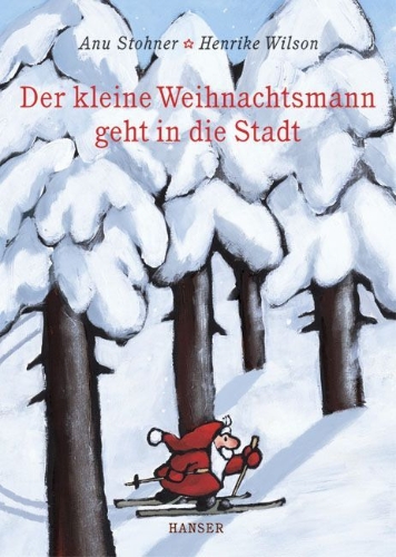 Buchcover und Innenansicht für das Buch: Der kleine Weihnachtsmann geht in die Stadt