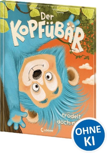 Buchcover und Innenansicht für das Buch: Der Kopfübär trödelt doch nicht!