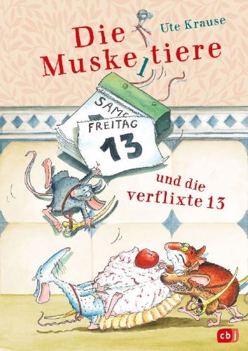 Buchcover und Innenansicht für das Buch: Die Muskeltiere und die verflixte 13