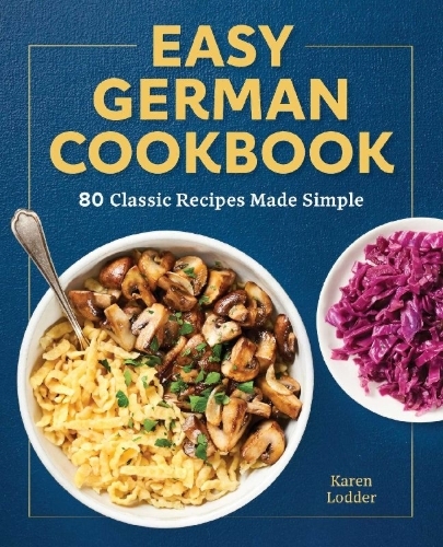 Buchcover und Innenansicht für das Buch: Easy German Cookbook