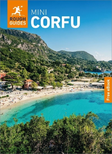 Buchcover und Innenansicht für das Buch: The Mini Rough Guide to Corfu: Travel Guide with eBook