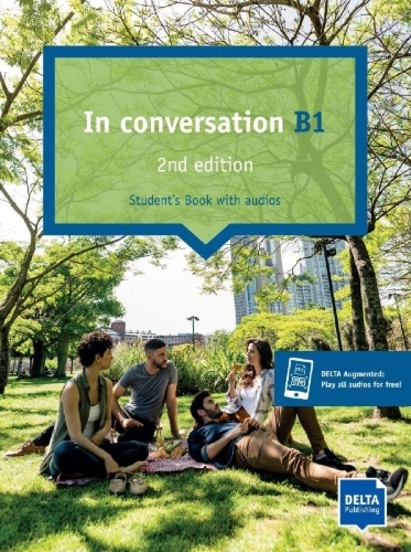 Buchcover und Innenansicht für das Buch: In conversation 2nd edition B1. Student's Book with audios