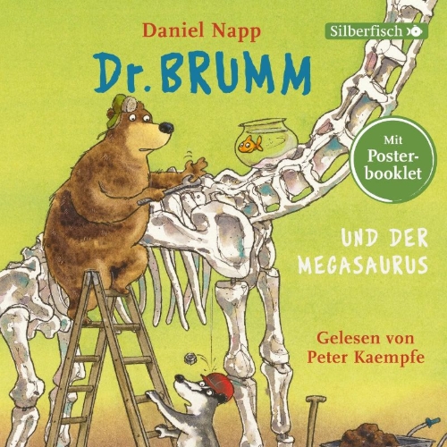 Buchcover und Innenansicht für das Buch: Dr. Brumm und der Megasaurus und weitere Geschichten