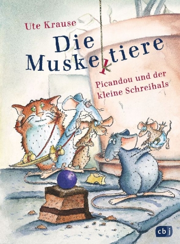 Buchcover und Innenansicht für das Buch: Die Muskeltiere - Picandou und der kleine Schreihals