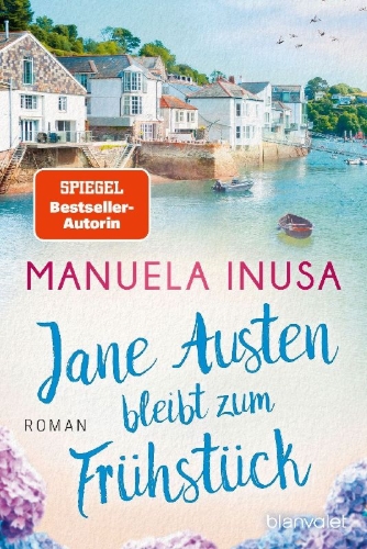 Buchcover und Innenansicht für das Buch: Jane Austen bleibt zum Frühstück