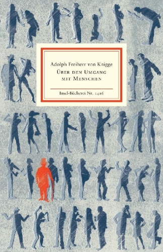 Buchcover und Innenansicht für das Buch: Über den Umgang mit Menschen