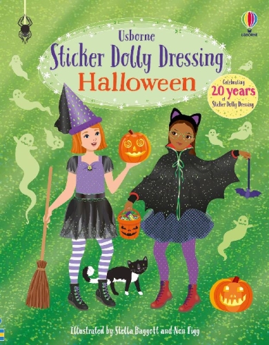 Buchcover und Innenansicht für das Buch: Sticker Dolly Dressing Halloween