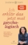 Buchcover und Innenansicht für das Buch: Ich erklär das jetzt mal psychologisch