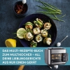 Buchcover und Innenansicht für das Buch: Das ultimative Ninja Combi Rezeptbuch