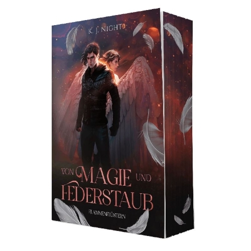 Buchcover und Innenansicht für das Buch: Flammenflüstern