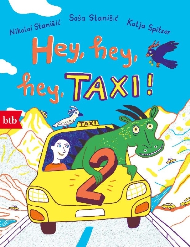 Buchcover und Innenansicht für das Buch: Hey, hey, hey, Taxi! 2