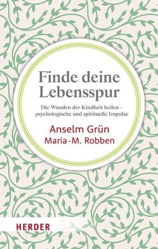 Buchcover und Innenansicht für das Buch: Finde deine Lebensspur