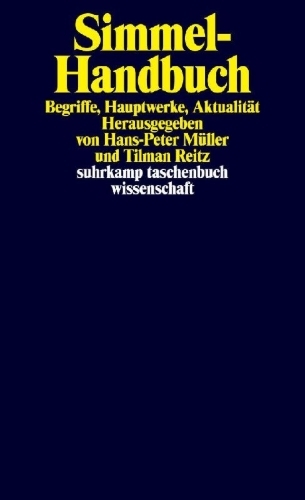 Buchcover und Innenansicht für das Buch: Simmel-Handbuch
