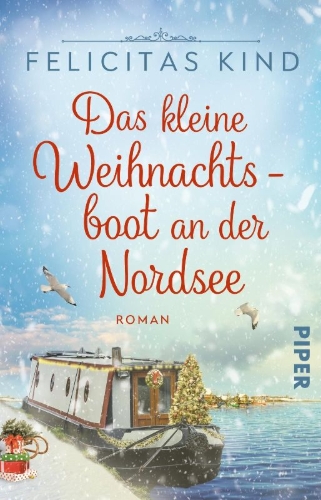 Buchcover und Innenansicht für das Buch: Das kleine Weihnachtsboot an der Nordsee