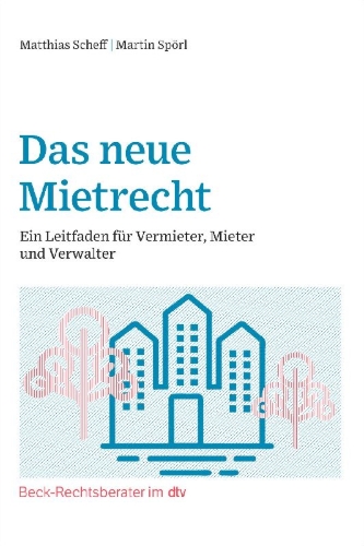 Buchcover und Innenansicht für das Buch: Das neue Mietrecht