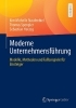 Buchcover und Innenansicht für das Buch: Moderne Unternehmensführung