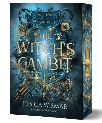 Buchcover und Innenansicht für das Buch: Witch's Gambit - Die Räume der Erfüllung