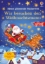 Buchcover und Innenansicht für das Buch: Meine glitzernde Stickerwelt: Wir besuchen den Weihnachtsmann