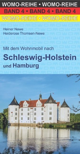 Buchcover und Innenansicht für das Buch: Mit dem Wohnmobil  nach Schleswig-Holstein und Hamburg