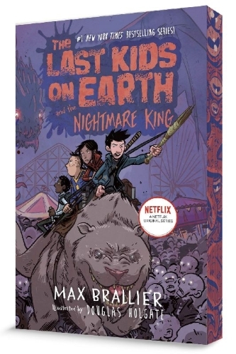 Buchcover und Innenansicht für das Buch: The Last Kids on Earth and the Nightmare King