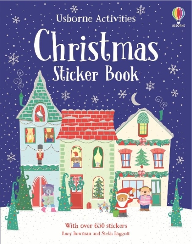 Buchcover und Innenansicht für das Buch: Christmas Sticker Book