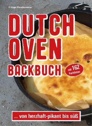 Buchcover und Innenansicht für das Buch: Dutch Oven Backbuch