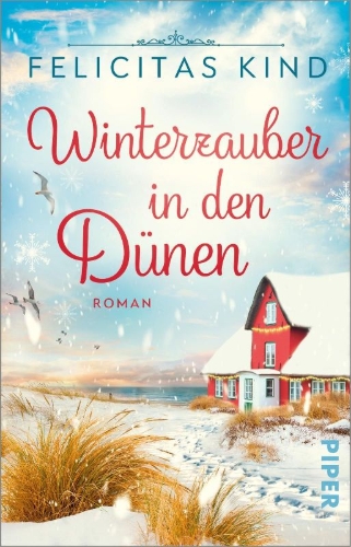 Buchcover und Innenansicht für das Buch: Winterzauber in den Dünen